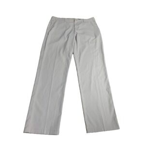 BCG Golf‎ Pants Mens Size 34x32 Beige Flat Front, Pockets, Straight Leg